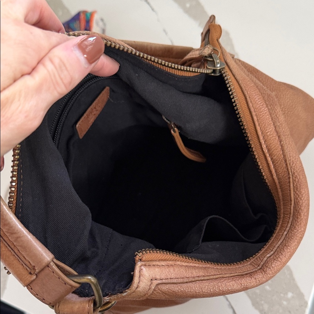 Frye Tan Leather Hobo Bag - Picture 6 of 10